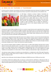 tulipomanía - Finanzas para todos