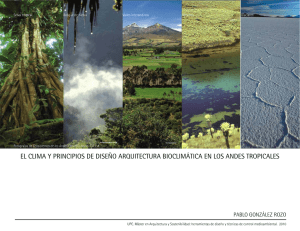 el clima y principios de diseño arquitectura bioclimática