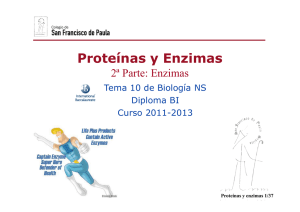 Proteínas y Enzimas - Ciencias con D. Germán