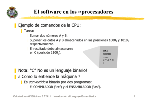 Software en los microprocesadores
