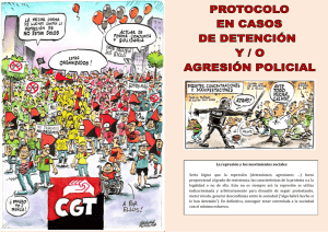 Protocolo en casos de detención o agresión policial - In