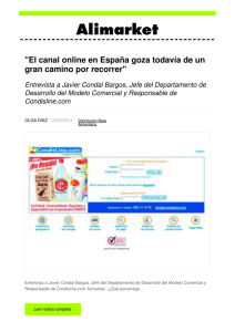 "El canal online en España goza todavía de un gran