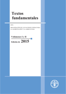 Textos fundamentales de la FAO
