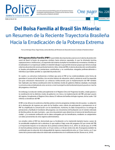 Del Bolsa Familia al Brasil Sin Miseria: un Resumen de la Reciente