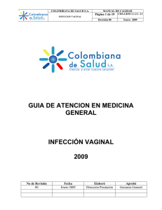 infeccion vaginal - Colombiana de Salud