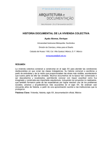 HISTORIA DOCUMENTAL DE LA VIVIENDA COLECTIVA