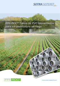 IRRI-ROC® Tubos de PVC biorientados para - Sotra