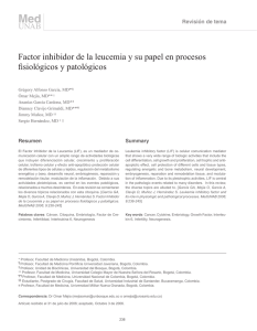 Factor inhibidor de la leucemia y su papel en procesos fisiológicos y