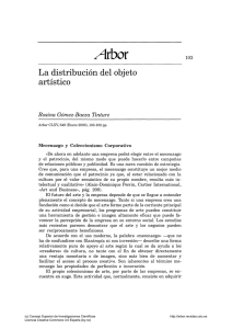 La distribución del objeto artístico - Arbor