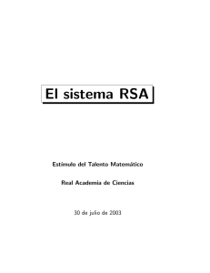 Criptosistema RSA
