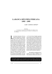 LA BANCA MÚLTIPLE PERUANA 1995