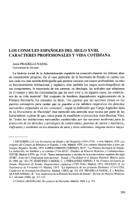 los cónsules españoles del siglo xviii. caracteres