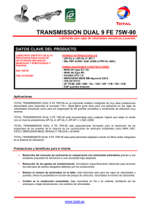 TOTAL TRANSMISSION Dual 9 FE 75W-90
