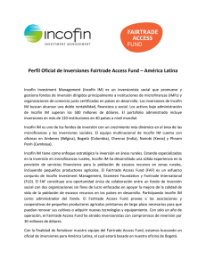 Perfil Oficial de Inversiones Fairtrade Access Fund