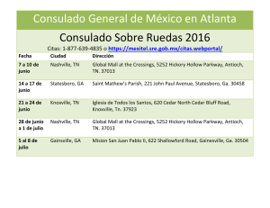 Consulado General de México en Atlanta Consulado Sobre Ruedas