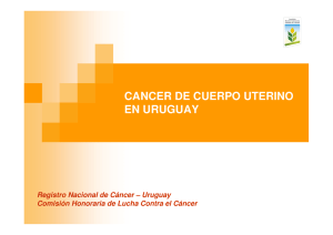 cancer de cuerpo uterino en uruguay