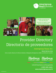 Provider Directory Directorio de proveedores