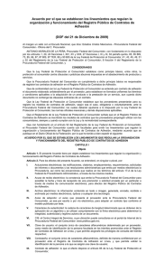 Acuerdo del RPCA - Registro de Contratos de Adhesión en Línea