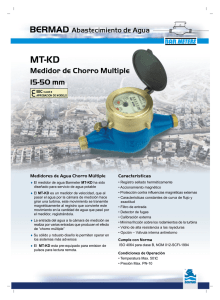 Medidor de Chorro Multiple 15-50 mm