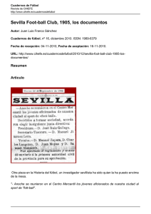Sevilla Foot-ball Club, 1905, los documentos