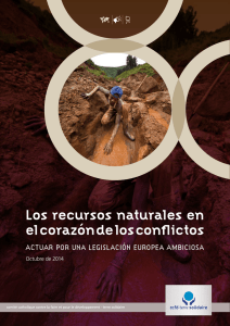 Los recursos naturales en el corazón de los conflictos - CCFD