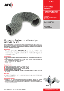 Conductos flexibles no aislados típo GREYFLEX 100
