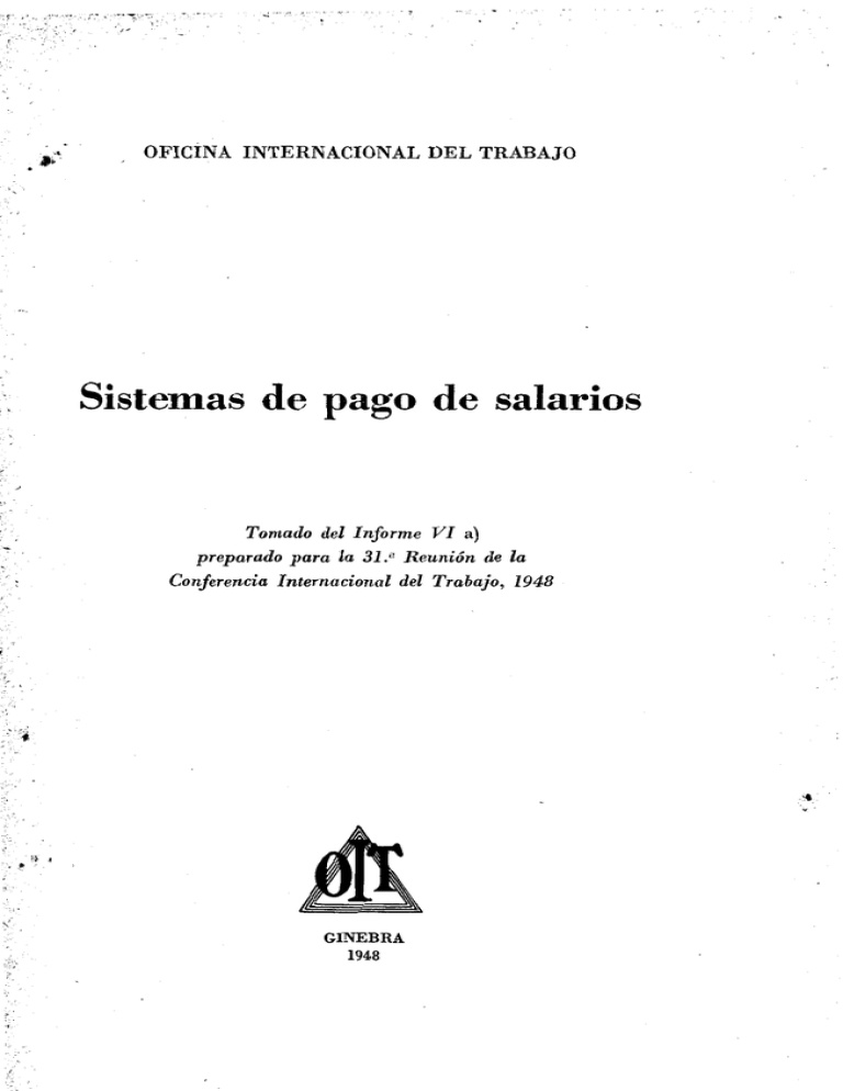 Sistemas De Pago De Salarios