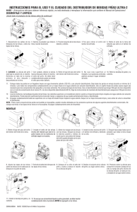 instrucciones para el uso y el cuidado del distribuidor de