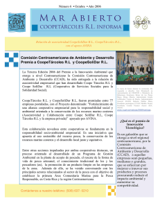 Comisión Centroamericana de Ambiente y Desarrollo Premia a