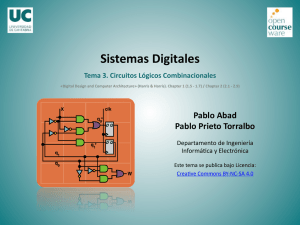 Sistemas Digitales. Tema 3. Circuitos Lógicos Combinacionales