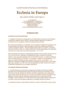 Ecclesia in Europa - Centro Diocesano de Formación Teológica y