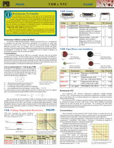 Resistencias VDR y NTC.cdr