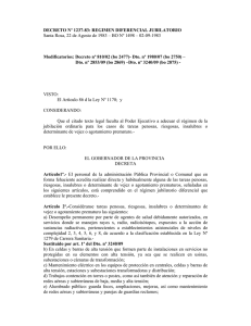 Decreto N°1237/83 - Gobierno de la Provincia de La Pampa