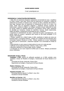 Currículum Vitae - Universidad Nacional Agraria La Molina