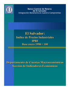 Metodología - Banco Central de Reserva de El Salvador