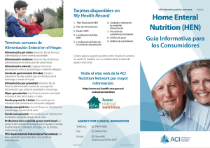 Home Enteral Nutrition (HEN) - Agency for Clinical Innovation