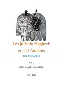 Les Juifs du Maghreb et d`al-Andalus