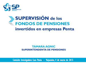 INVERSIÓN de los fondos de pensiones en el Grupo Penta