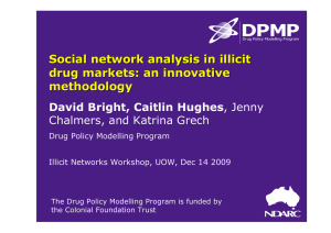 Social network analysis in illicit drug markets: an innovative