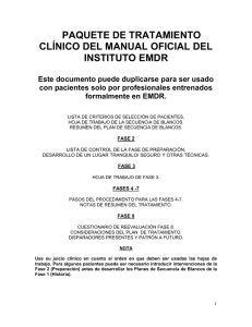 paquete de tratamiento clínico del manual oficial del instituto emdr