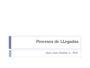 Procesos de LLegadas - de Jhon Jairo Padilla Aguilar