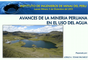 Hydro-Geo - Instituto de Ingenieros de Minas del Perú