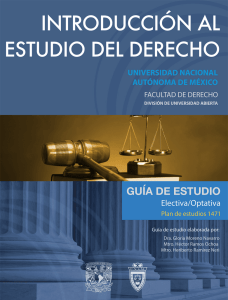 Introducción al Estudio del Derecho - Facultad de Derecho