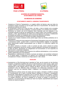 Pacto gobierno PSOE-IU