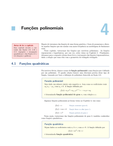 Funções polinomiais
