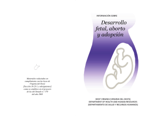 Desarrollo fetal, aborto y adopción