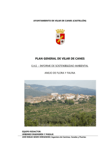 plan general de vilar de canes - Ayuntamiento de Vilar de Canes