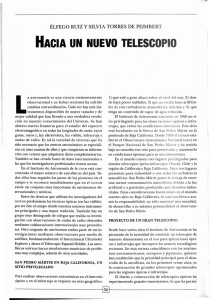 hacia un nuevo telescopio - Revista de la Universidad de México