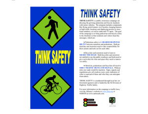 THINK SAFETY is a public awareness campaign ad