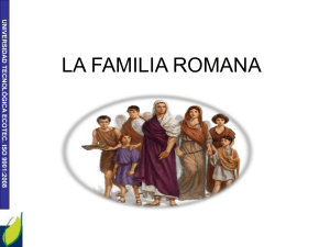 la familia romana